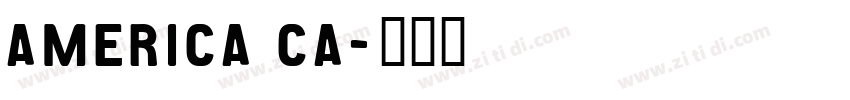 America ca字体转换
